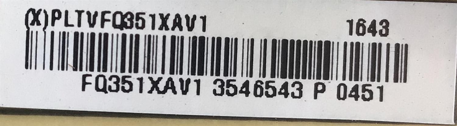 KIT DE TARJETAS PARA TV SHARP / MAIN XGCC0QK003 / 715G7228-M01-001-004Y / BPFFQ1KQ4 / FUENTE PLTVFQ351XAV1 / 715G6934-P01-005-003M / FQ351XAV1 / PANEL TPT430H3-HVN01.U REV:S271F / MODELO LC-43LB481U - Imagen 2